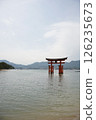Torii that floats in the sea 126235673