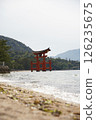 Torii that floats in the sea 126235675