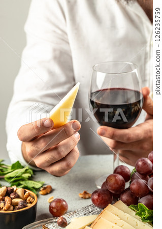 spanish manchego cheese, Spanish tapas, antipasti, banner menu recipe place for text spanish manchego cheese, Spanish tapas, antipasti, banner menu recipe place for text 126235759