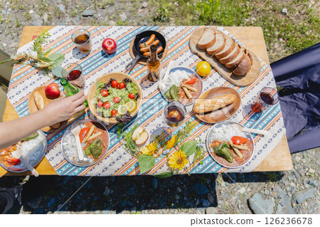 Camping food images Camping food images 126236678