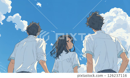 高中生暑假背影 高中生暑假背影 126237116