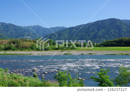 從德島縣美濃道之站眺望Sansan Landing 126237227