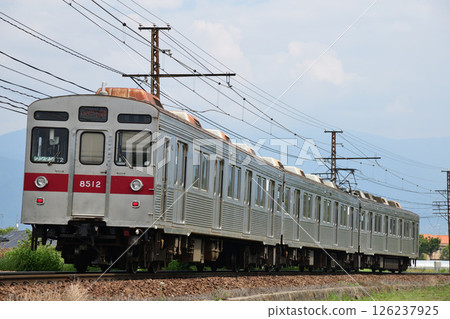 Nagano Electric Railway 8500 series train Nagano Electric Railway 8500 series train 126237925