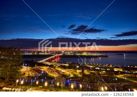 Nught Glow: Kanavinsky Bridge and Alexander Nevsky Cathedral 126238568