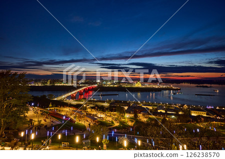 Nught Glow: Kanavinsky Bridge and Alexander Nevsky Cathedral Nught Glow: Kanavinsky Bridge and Alexander Nevsky Cathedral 126238570