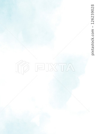 淡靛藍色,模糊的染料風格背景,天空和雲彩,水彩風格插畫桌布 淡靛藍色,模糊的染料風格背景,天空和雲彩,水彩風格插畫桌布 126239028