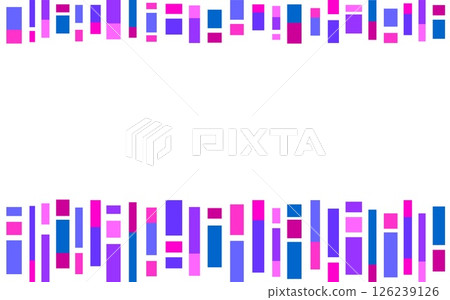Geometric pattern frame rectangle white space colorful Geometric pattern frame rectangle white space colorful 126239126