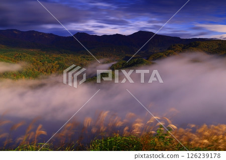 岩手縣奧州市，黎明風景 126239178