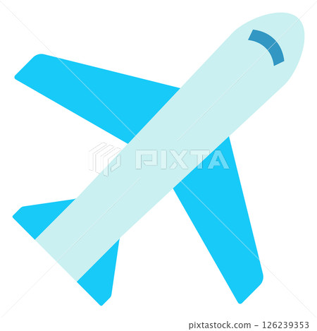 Airplane icon illustration Airplane icon illustration 126239353