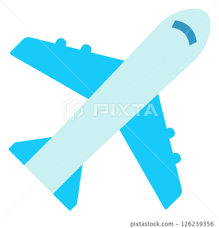 Airplane icon illustration 126239356