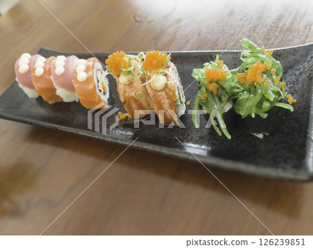 Street foods of Thailand fresh cooking in asian kitchen 126239851