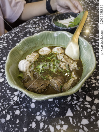 Street foods of Thailand fresh cooking in asian kitchen Street foods of Thailand fresh cooking in asian kitchen 126239883