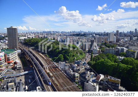 飛鳥山公園與E7系列北陸新幹線 126240377