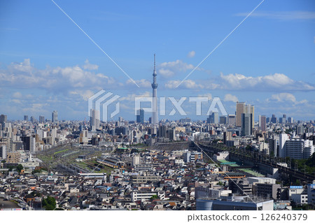 晴空塔、奧久町街景和火車站 晴空塔、奧久町街景和火車站 126240379