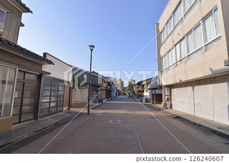岩瀨市街景：富山縣富山市 126240607