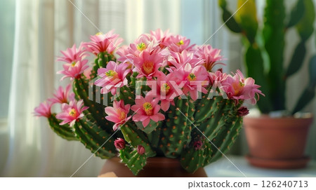 Plant house cactus for fresh air and modern interior decoration Plant house cactus for fresh air and modern interior decoration 126240713
