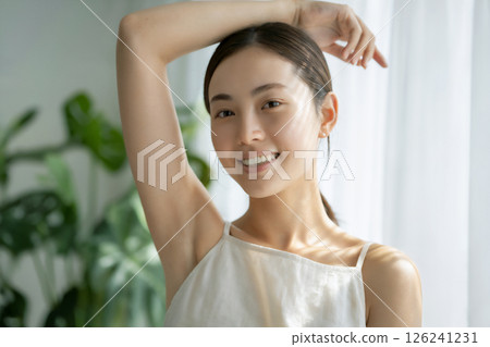 微笑的女人（美容院）生成式人工智慧 126241231