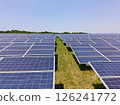 太陽能發電廠、藍天白雲 126241772