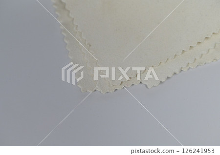 White cleaning cloth 126241953