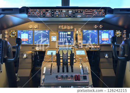 飛行模擬器波音 747-400 駕駛艙 126242215