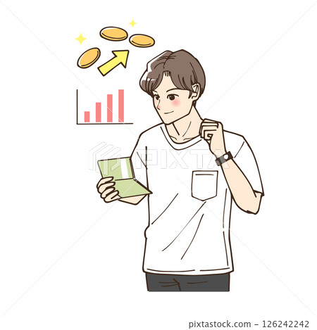 樂於透過股票投資增加資產的男人 樂於透過股票投資增加資產的男人 126242242