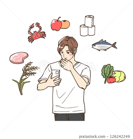 一位男士捐贈家鄉稅的插圖 126242249