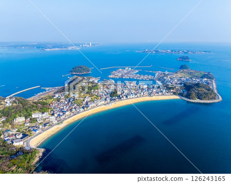 篠島（愛知縣） ※前右：日間賀島、前左：波戶岬 126243165