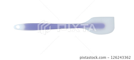 silicone baking spatula kitchen tool at home. 126243362