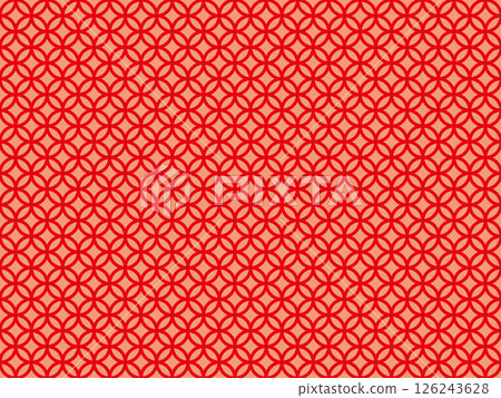 Red Shippo pattern background 126243628