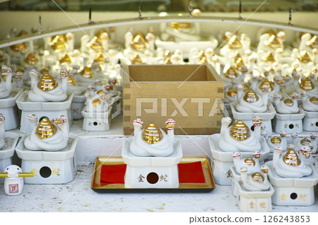 Golden snake shrine Golden snake shrine 126243853