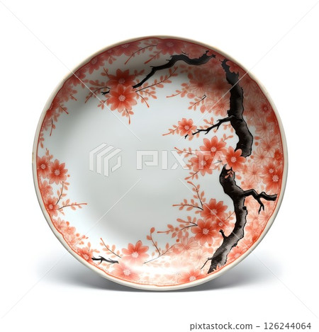 伊凡裡燒日本盤子，帶有傳統圖案，展現了日本的自然美景和四季風情。據說這是日本最古老的瓷器。 126244064