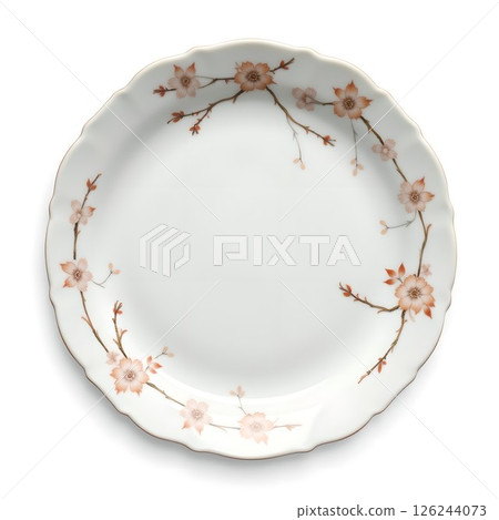 伊凡裡燒日本盤子，帶有傳統圖案，展現了日本的自然美景和四季風情。據說這是日本最古老的瓷器。 126244073