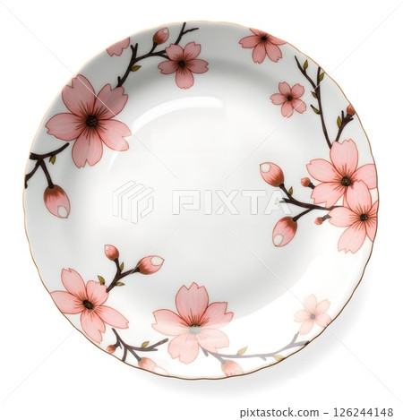 伊凡裡燒日本盤子，帶有傳統圖案，展現了日本的自然美景和四季風情。據說這是日本最古老的瓷器。 126244148