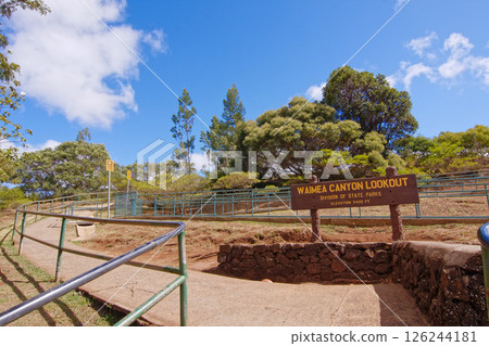 通往考艾島威美亞峽谷觀景台的道路 126244181