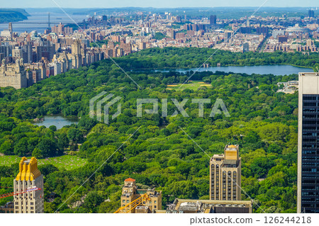 從洛克菲勒中心（岩石之巔）看到的中央公園 126244218
