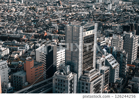 Densely populated urban areas 126244256