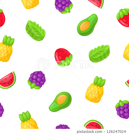 Gummy jelly seamless pattern. Chewy jelly marmalade candies endless design flat vector background illustration. Cartoon jelly sweets endless backdrop Gummy jelly seamless pattern. Chewy jelly marmalade candies endless design flat vector background illustration. Cartoon jelly sweets endless backdrop 126247024