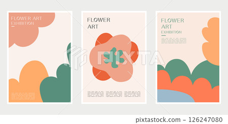 Event poster design. Flower poster. Modern flower illustration for poster, banner, festival poster, cover, background and media design. Event poster design. Flower poster. Modern flower illustration for poster, banner, festival poster, cover, background and media design. 126247080