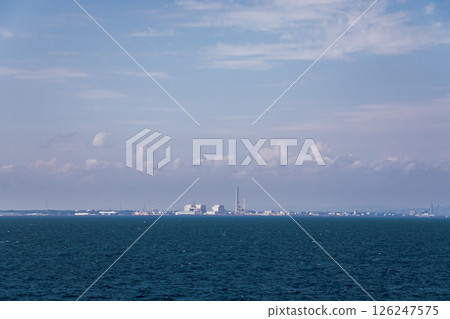 [Sunflower Sapporo Oarai bound sailing off the coast of Fukushima Daiichi Nuclear Power Plant] 126247575