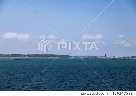 [Sunflower Sapporo Oarai bound, arriving at Oarai Port] 126247581