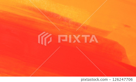 a smooth, radiant transition from deep red to bright orange, resembling the glow of a sunset or flames 126247706