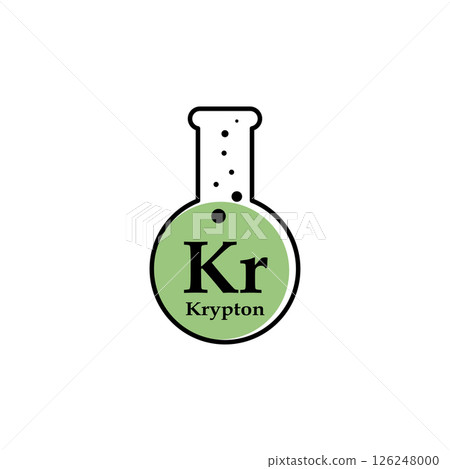 Kr for krypton symbol Kr for krypton symbol 126248000