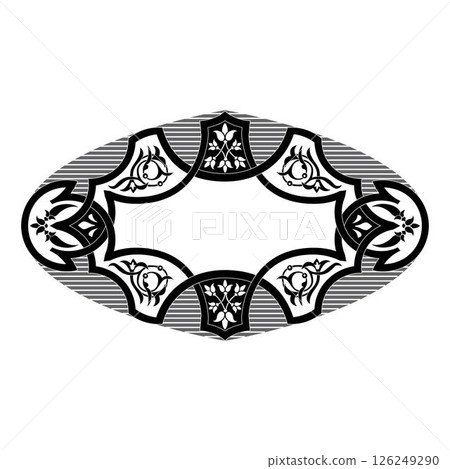 Vintage traditional realistic black and color frames set on white background isolated vector illustration Vintage traditional realistic black and color frames set on white background isolated vector illustration 126249290
