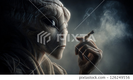 space, smoking, smoke 126249556