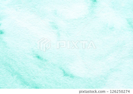 Mint green watercolor background with soft textured patterns for creative design Mint green watercolor background with soft textured patterns for creative design 126250274