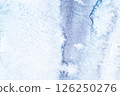 Elegant blue watercolor texture with abstract patterns and subtle gradients 126250276