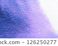 Abstract watercolor texture with blue and purple gradient on fine paper surface 126250277
