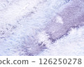 Textured abstract watercolor background with soft blue and purple hues 126250278