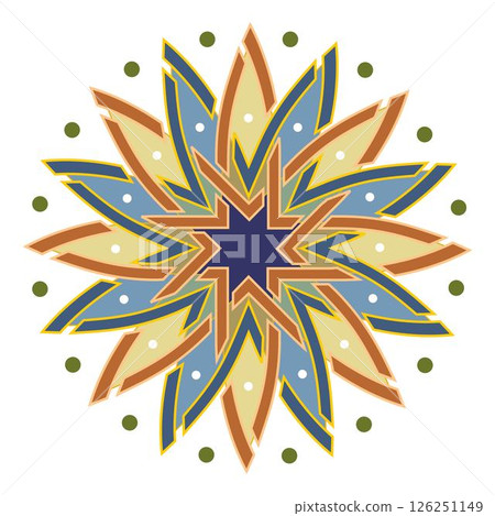 Vintage floral calligraphic floral vignette scroll corners ornamental design elements black  and color set isolated vector illustration 126251149