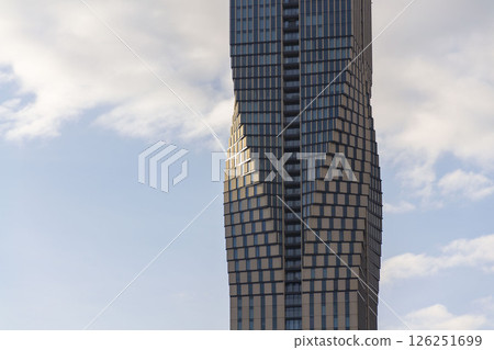 The tallest building in Scandinavia Karlatornet skycraper in Lindholmen, Gothenburg, Sweden, sunny day 126251699